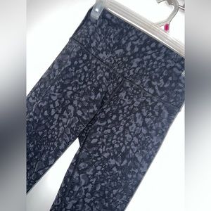 Lululemon Black Animal Print Leggings